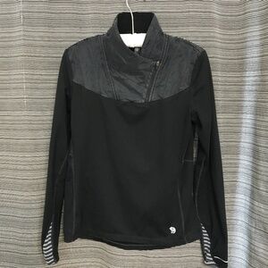 Mountain Hardware Insulated PU Long Sleeve Thermal Top Black Size Small